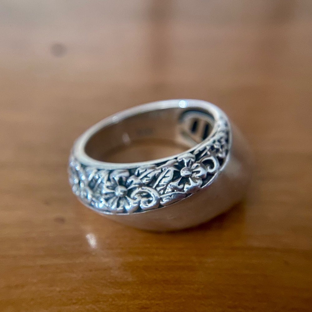 Jai by John Hardy Sterling Silver Wrap Ring size 8
